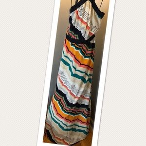 Trina Turk Silk Maxi Dress Size 12